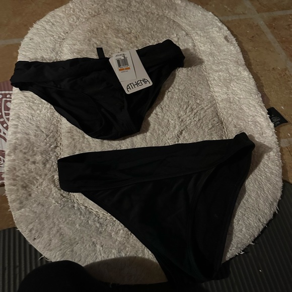 Black bikini bundle; 5 tops and 10 bottoms - Picture 2 of 6